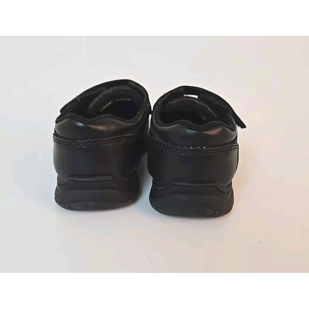 Cherokee Toddler Boys Dudley Black Straps Shoes Sz 7 Oxford - Picture 5 of 8